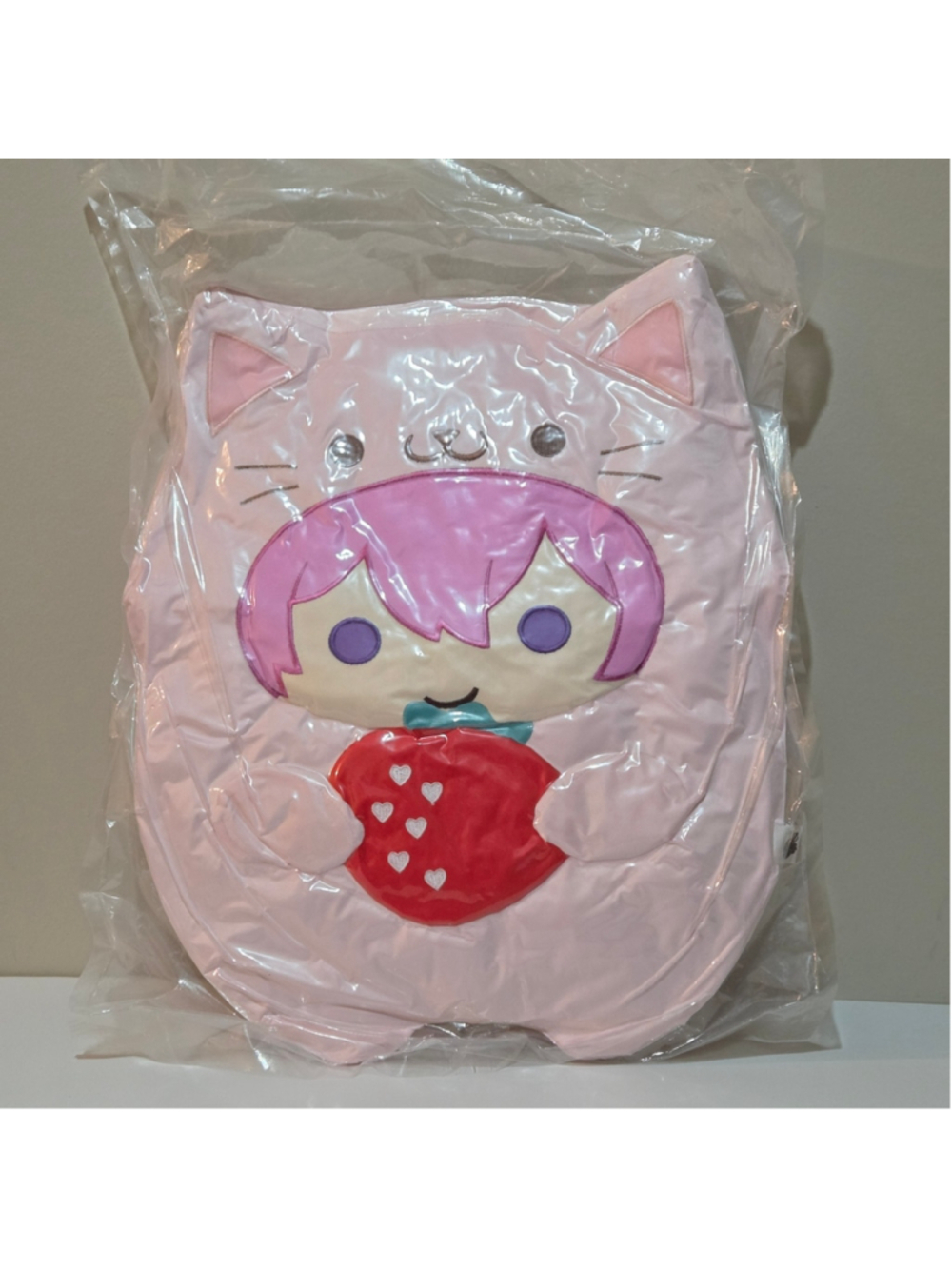Strawberry Prince 17" Cushion - Satomi-kun Cat Costume - STPR Sutopuri Plush